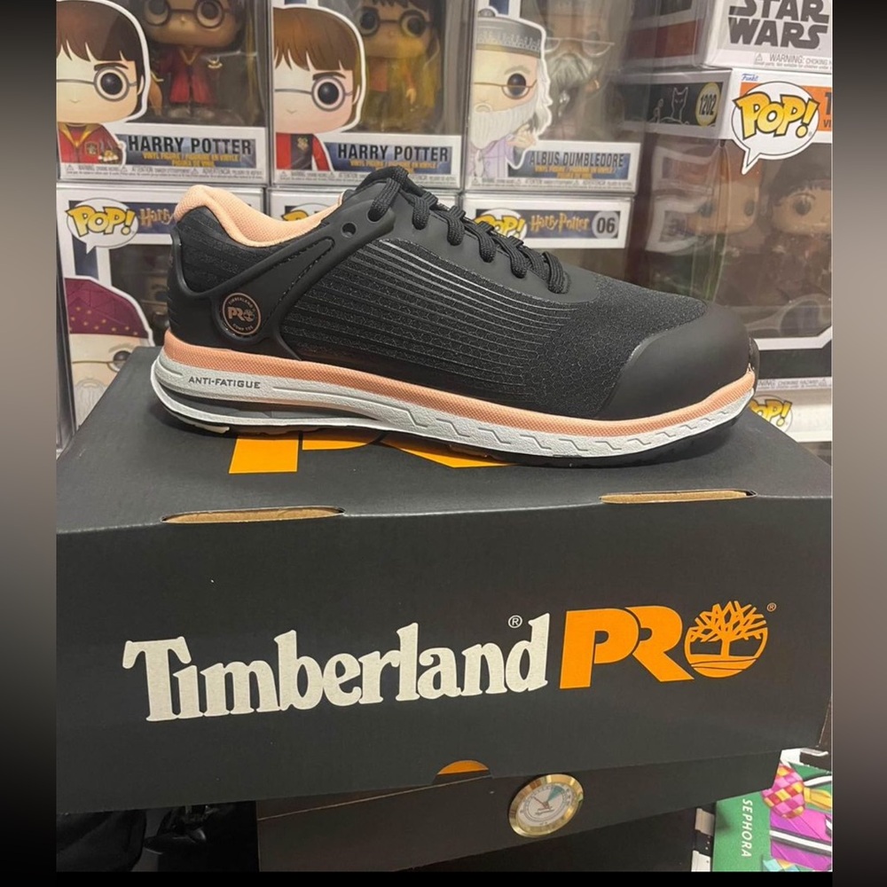 Timberland PRO Black and Pink Sneakers
